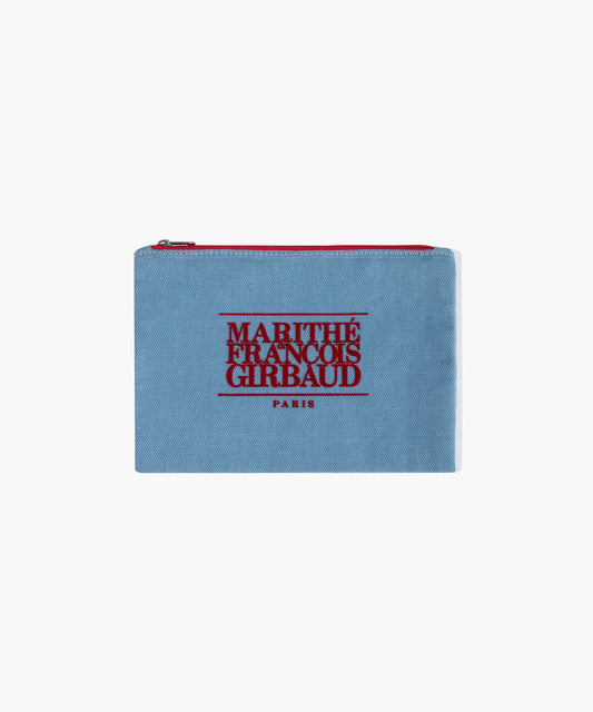 Marithé François Girbaud Classic Logo Color Cotton Pouch