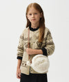 Marithé François Girbaud Enfant Bear Graphic Knit Cardigan