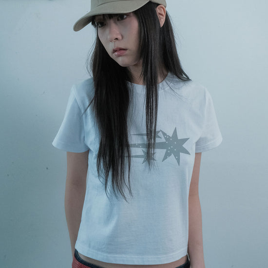 Nice Ghost Club Stardust 3-Star Crop Tee