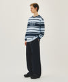 Marithé François Girbaud New M Low-Waist Tuck Wide Denim Pants Blue