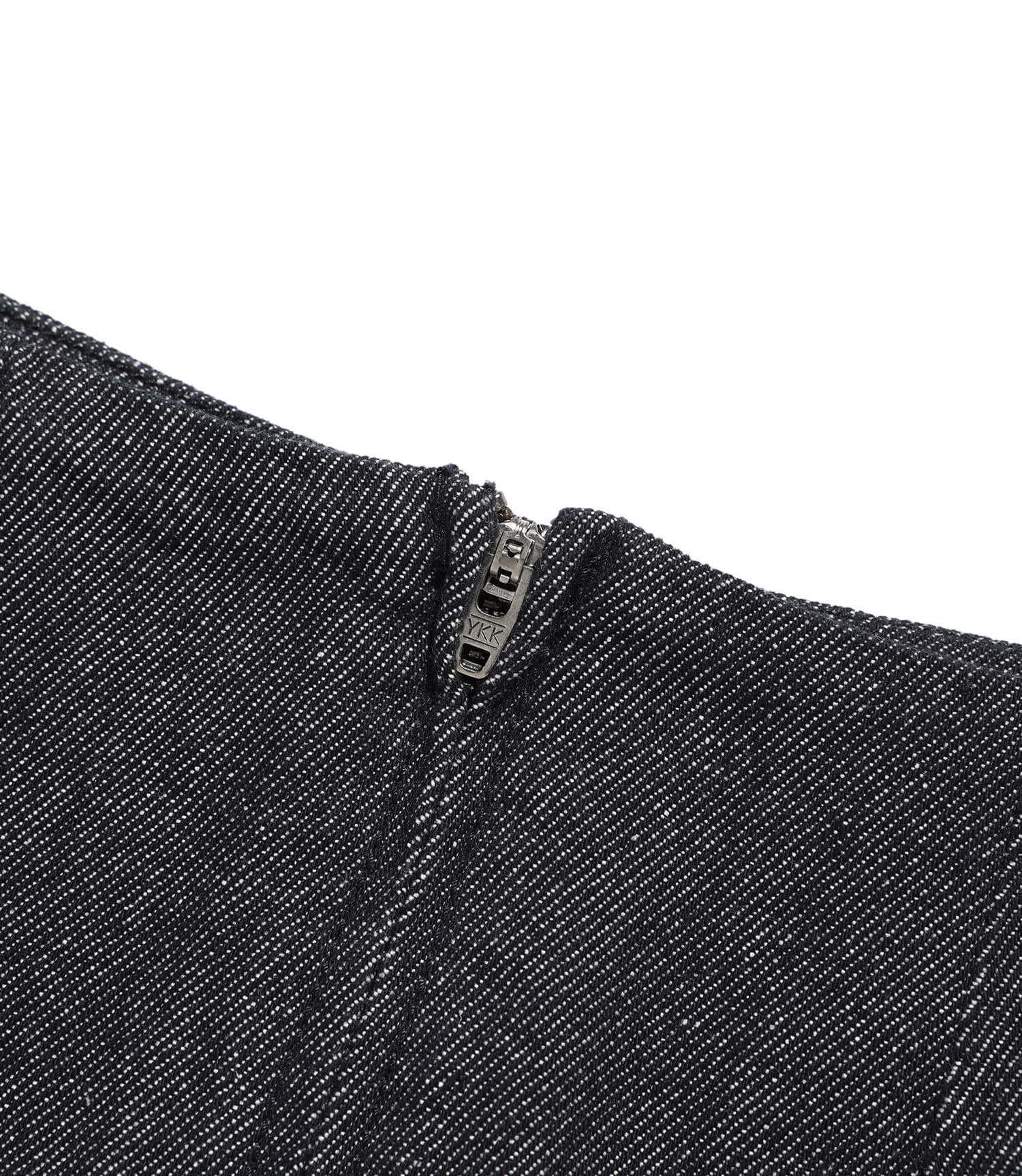 Nice Ghost Club Lowrise Shirring Denim Skirt