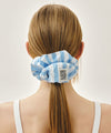 Marithé François Girbaud CLASSIC LOGO STRIPE HAIR SCRUNCHIE black