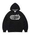 Cavish Rugged Knit Zip Up Hoodie