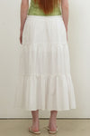 General Idea WOMAN Shirring Tiered Long Skirt