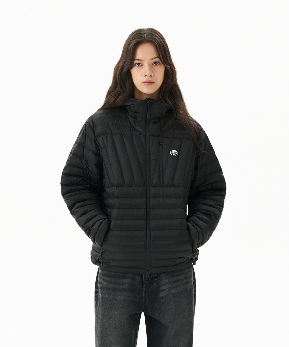 Mahagrid Light Hooded Down Puffer
