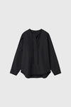 General Idea WOMAN Slit Neck Cape Blouse