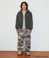 Mahagrid Slash Logo Pigment Zip Up Hoodie