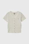 General Idea WOMAN Airy V-Neck Cable Cardigan