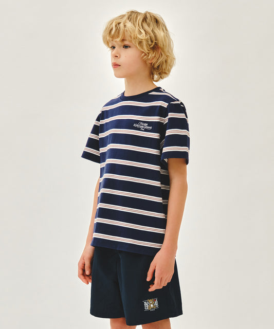Marithé François Girbaud Kids Multi Stripe Tee
