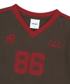 Mahagrid Football Ringer Tee