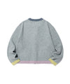 Nice Ghost Club Color Block Knit Cardigan
