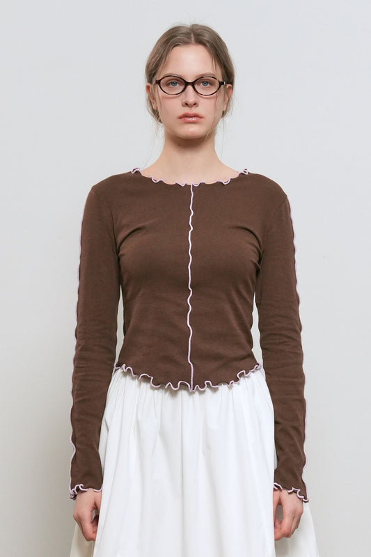 General Idea WOMAN Interlock Slim Fit T-Shirt