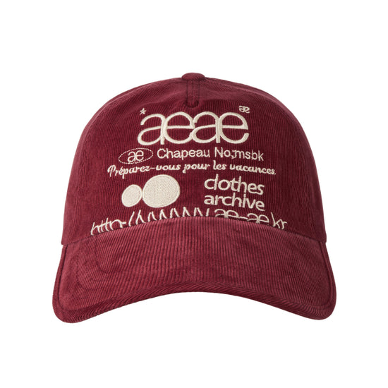 AEAE Web Logo Corduroy Cap