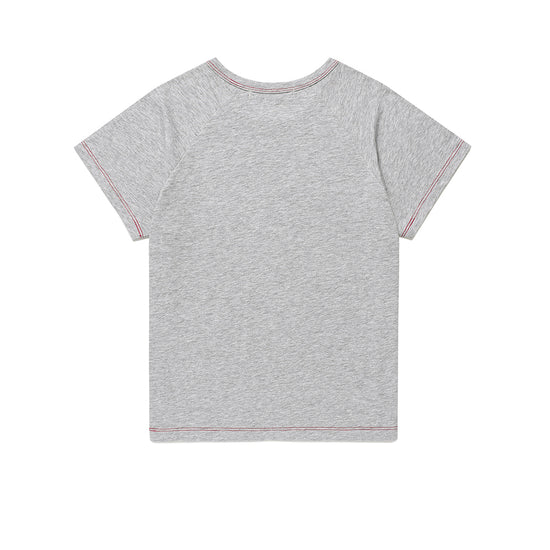 Cavish Vintage Flower Raglan Short Sleeve Tee