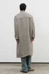 General Idea MAN Herringbone High-Neck Duffle Coat [BEIGE]