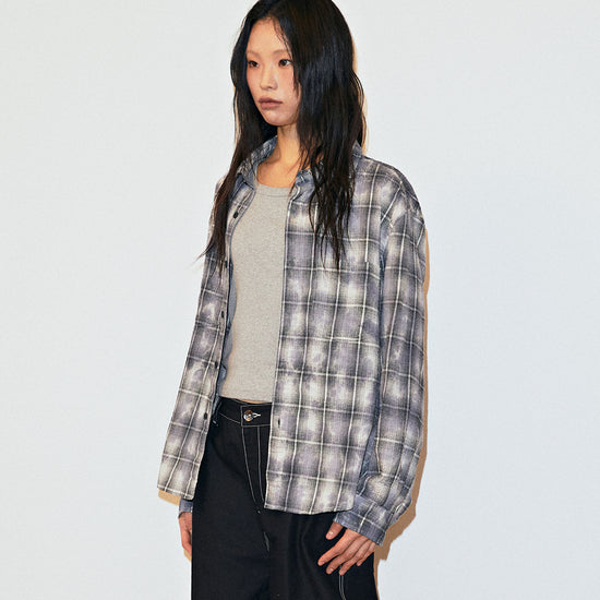 Mahagrid Overdyed Check Shirt