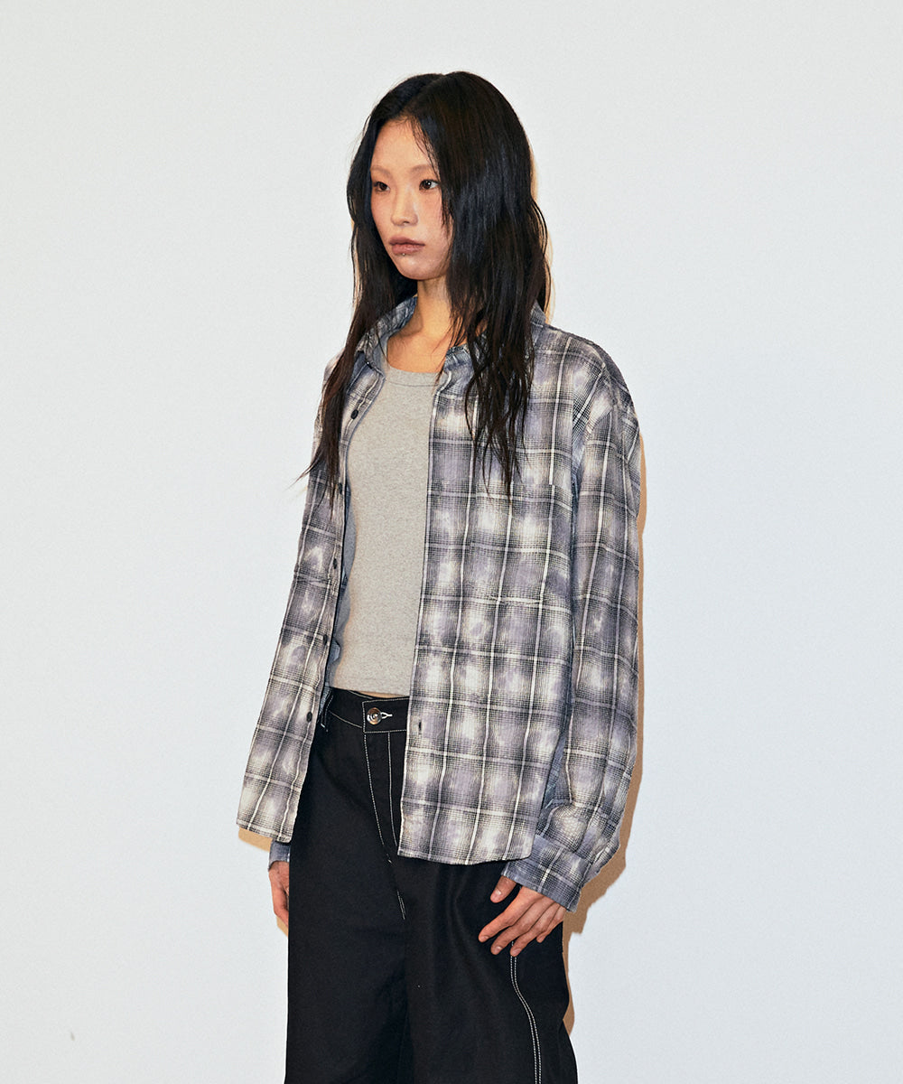 Mahagrid Overdyed Check Shirt