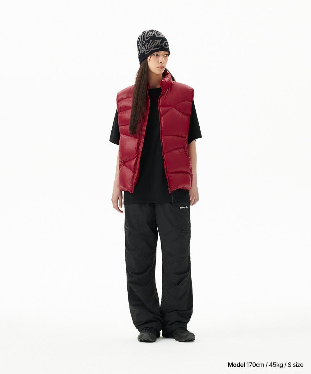 Mahagrid Wavy Down Vest