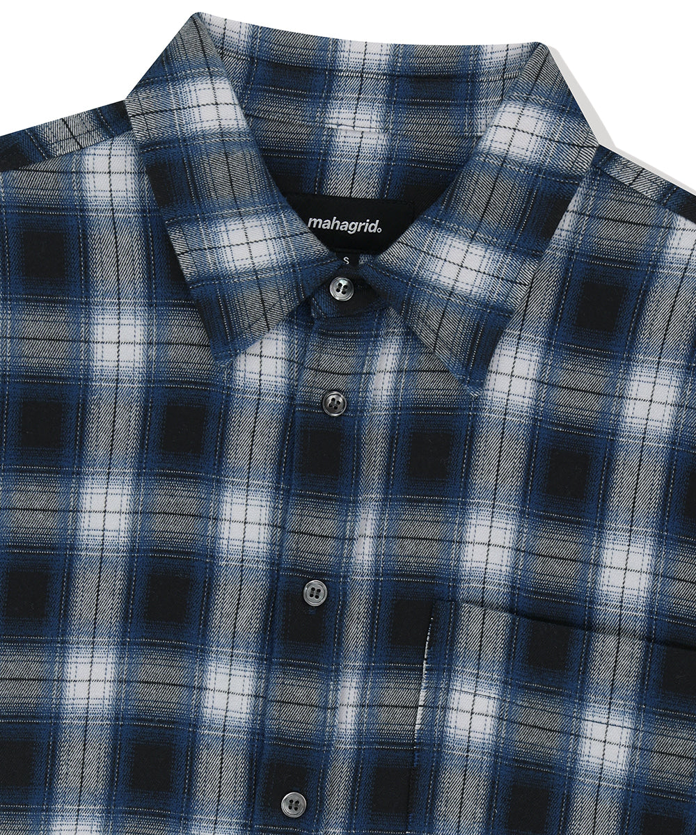 Mahagrid Raw Cut Ombre Shirt