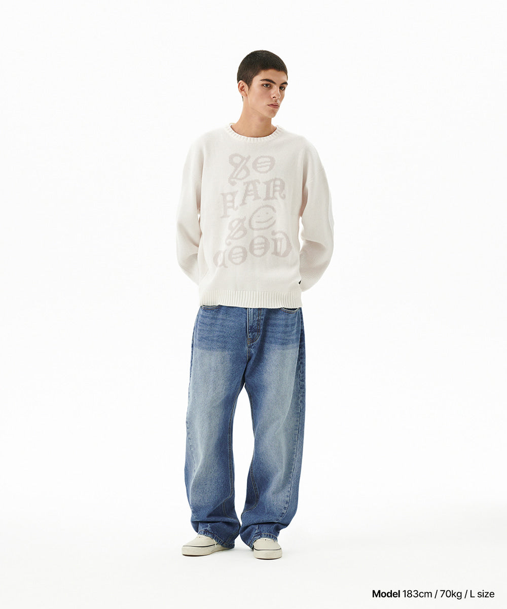 Mahagrid So Far So Good Knit Sweater