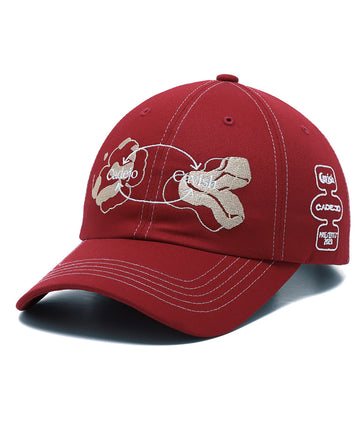 Cavish CAVISH X CADEJO STITCH POINT CAP [RED]