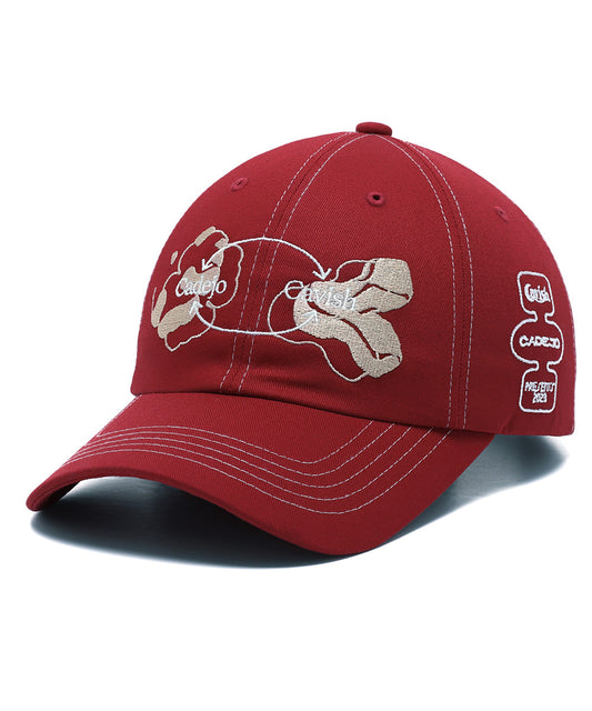 Cavish CAVISH X CADEJO STITCH POINT CAP [RED]
