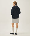 Marithé François Girbaud W VINTAGE CLASSIC LOGO SWEAT MINI SKIRT oatmeal