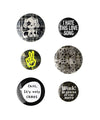 Mahagrid FESTA BUTTON PIN SET [BLACK]
