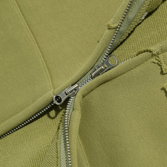 Nice Ghost Club 3 Star Logo Zip Hoodie