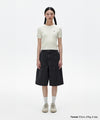 Mahagrid Cable Half Sleeve Knit