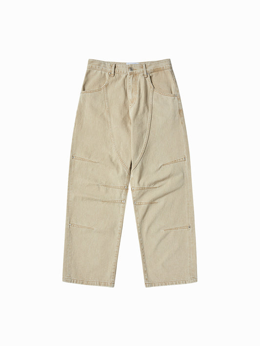 ADLV Studded Balloon Fit Denim Pants