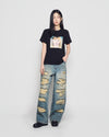 ADLV Woman ADLV Baby Face Jewelry Short Sleeve T-Shirt