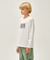 Marithé François Girbaud Kids Classic Logo Long Sleeve Tee