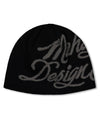 Mahagrid INK LOGO KNIT BEANIE [BLACK]