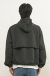 General Idea UNISEX Seersucker Check Hood Anorak
