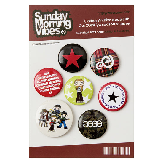 AEAE AEAE Band Badges Multi