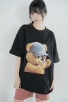 ADLV AC Bear Baby Face Cap Boy Short Sleeve T-Shirt