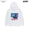 ADLV acmé de la vie BA x ADLV Hoodie Pink Screen White