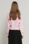 General Idea WOMAN Cotton Layered V-Neck Knit Pullover