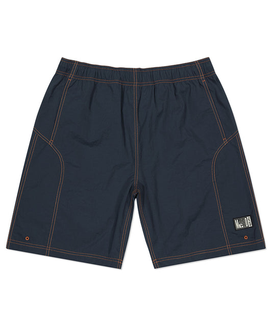 Mahagrid Contrast Stitch Short