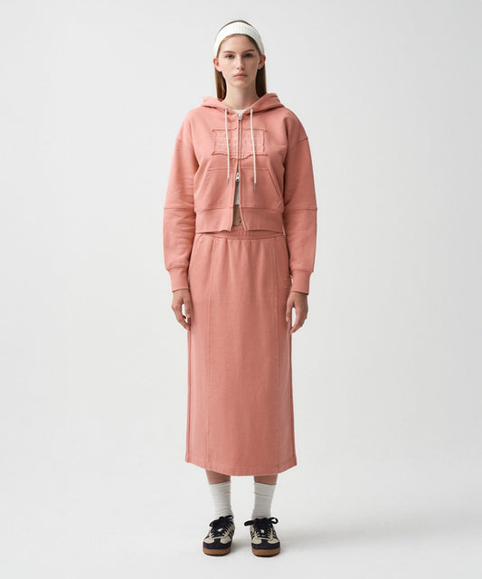 Marithé François Girbaud W CLASSIC LOGO SWEAT SKIRT