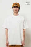 General Idea UNISEX Temperature Cut Cooling Logo Short Sleeve T-Shirt [WHITE]