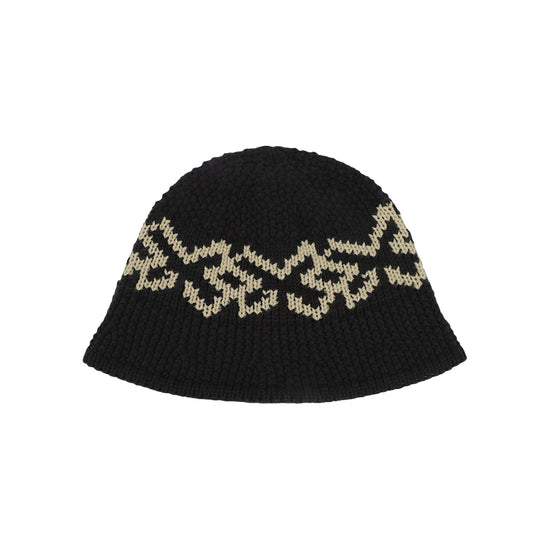 Mahagrid M Logo Knit Bucket Hat