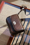 General Idea WOMAN Crack Faux Leather Crossbag [BROWN]