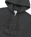 Mahagrid ECLIPSE RAW CUT ZIP UP HOODIE