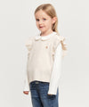 Marithé François Girbaud Kids W Ruffle Knit Vest