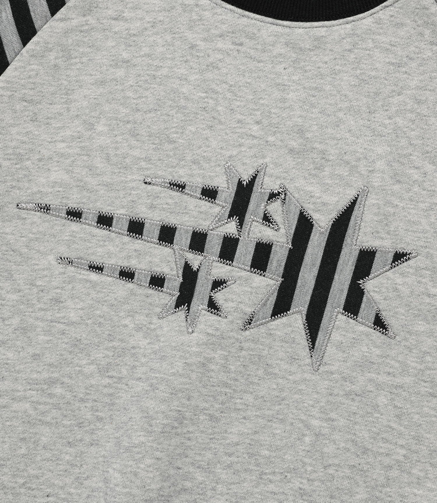 Nice Ghost Club Stripe 3Star Raglan Sweatshirt [Grey]