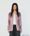 Mahagrid SPRAY DYEING CHECK CROP SHIRT