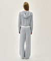 Marithé François Girbaud W CLASSIC LOGO KNIT PANTS heather gray