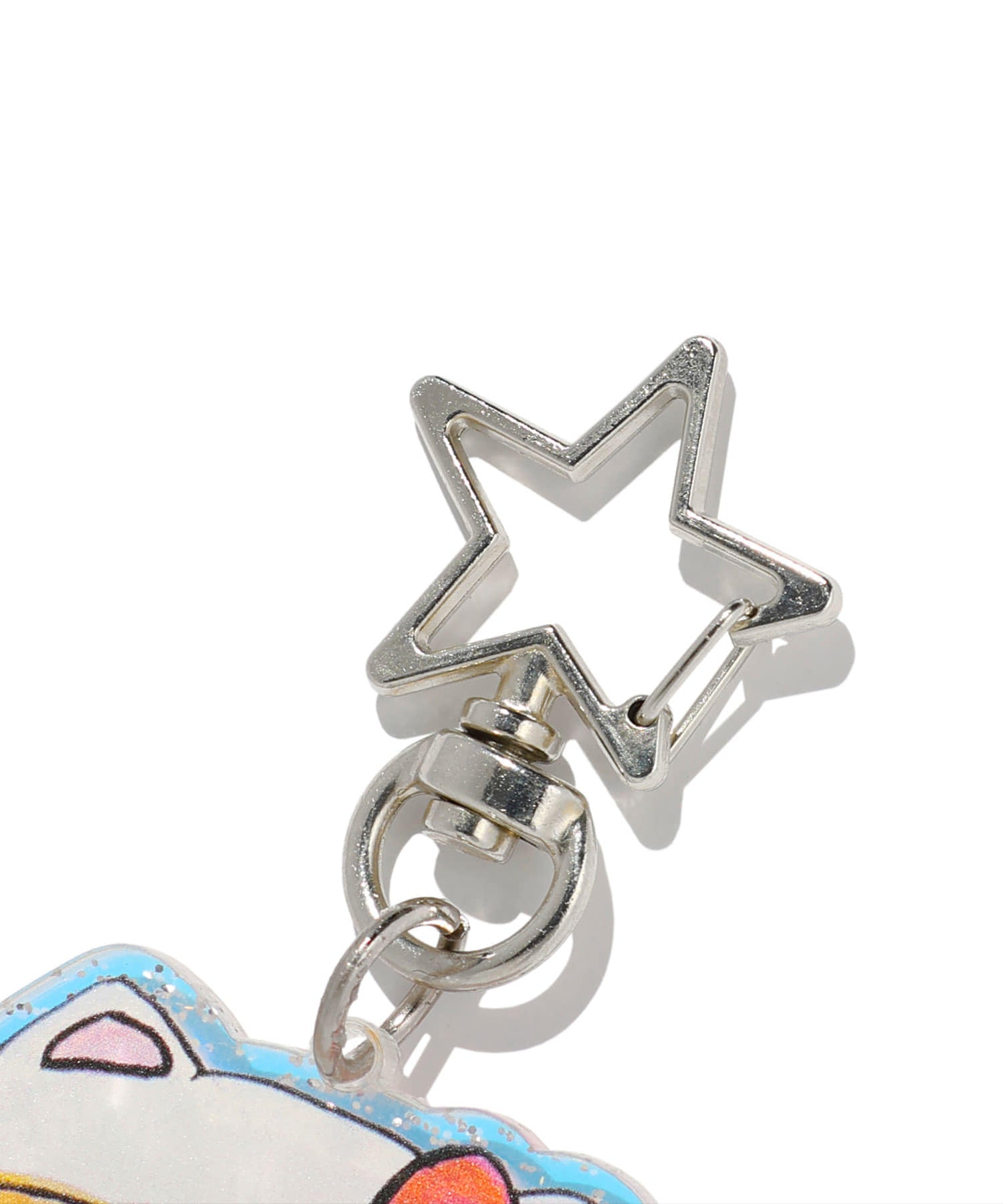 Nice Ghost Club Ghost Soul Girl Acrylic Cat Key Chain [Mix]